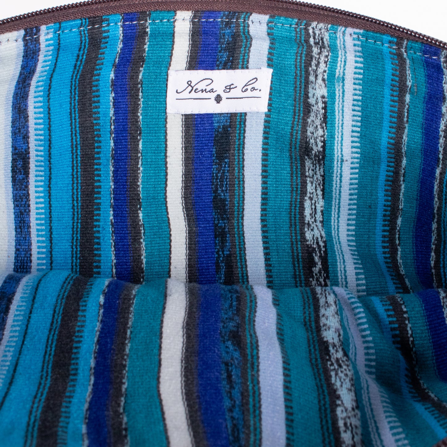 LAPTOP CASE 16" - OOAK HUIPIL - SKY BLUE - NO. 18427