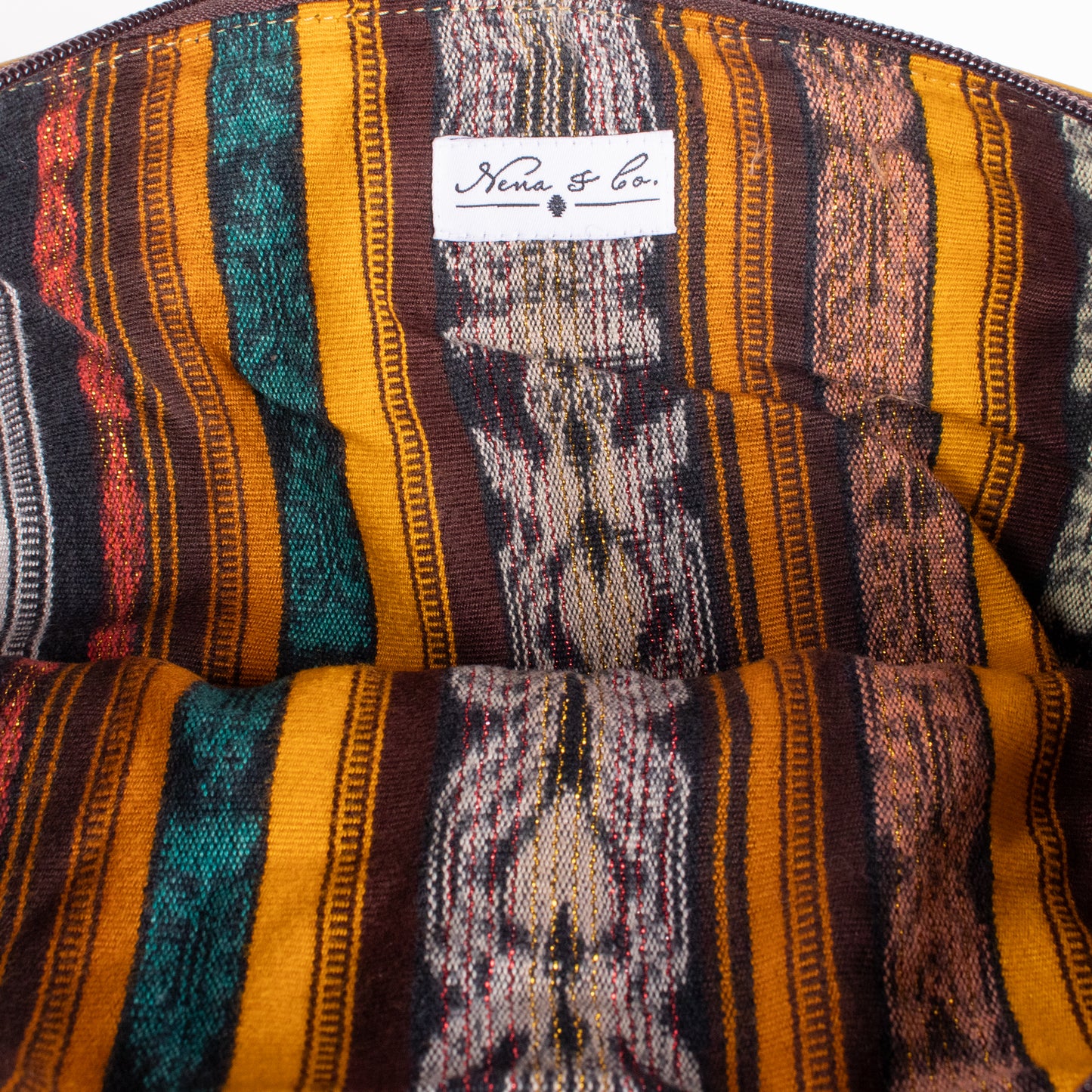 LAPTOP CASE 16" - OOAK HUIPIL - MARIGOLD - NO. 18429