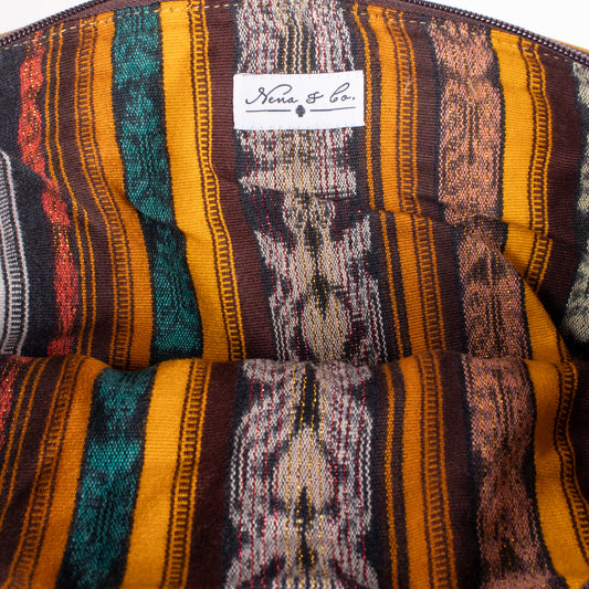 LAPTOP CASE 16" - OOAK HUIPIL - MARIGOLD - NO. 18429