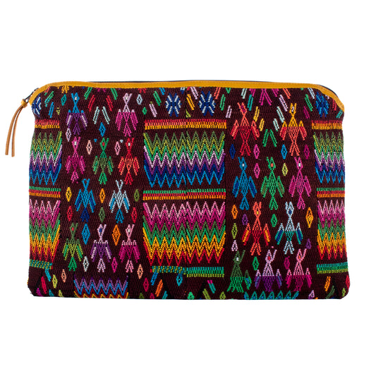 LAPTOP CASE 16" - OOAK HUIPIL - MARIGOLD - NO. 18429