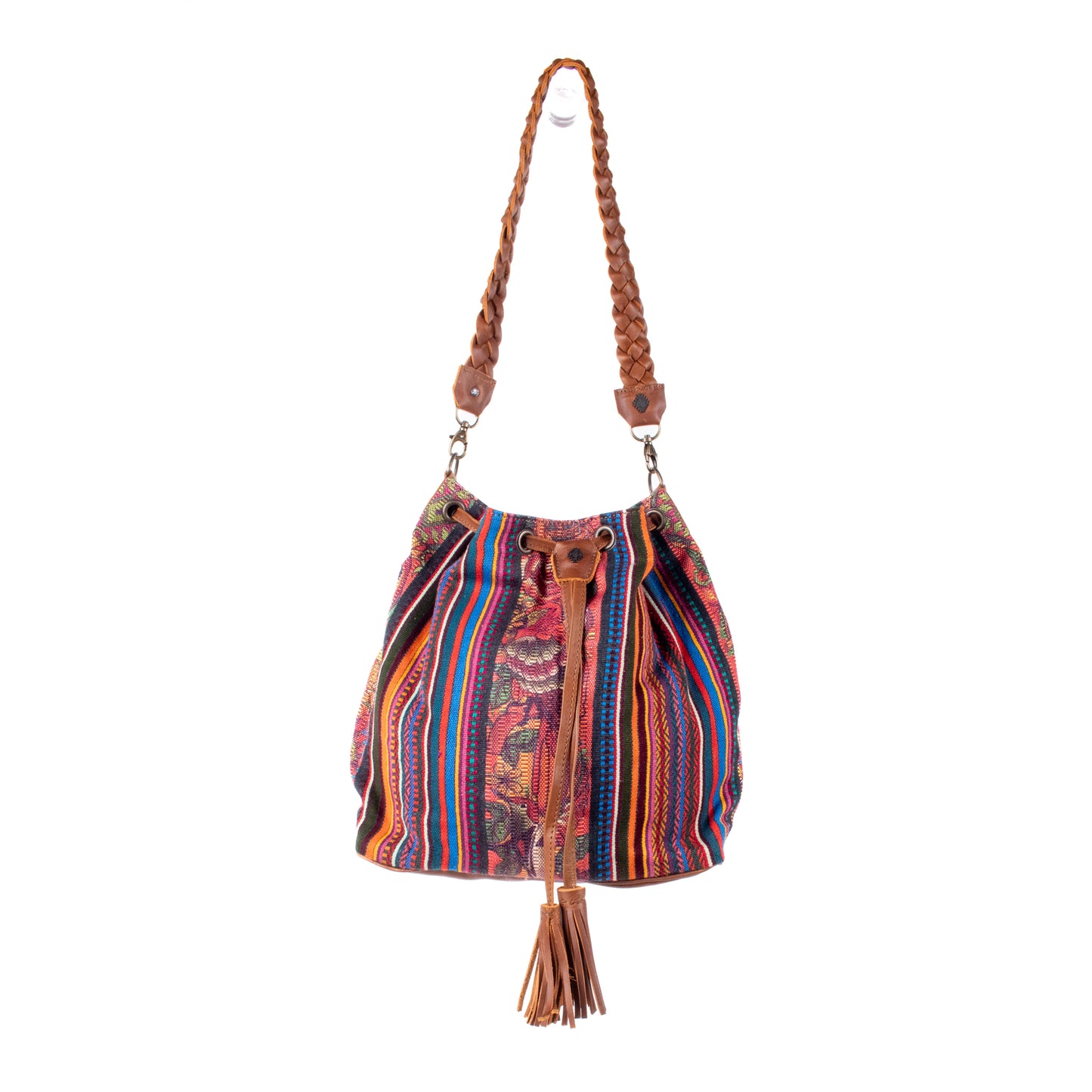 DRAWSTRING BUCKET BAG - CORTE - CAFE - NO. 18451
