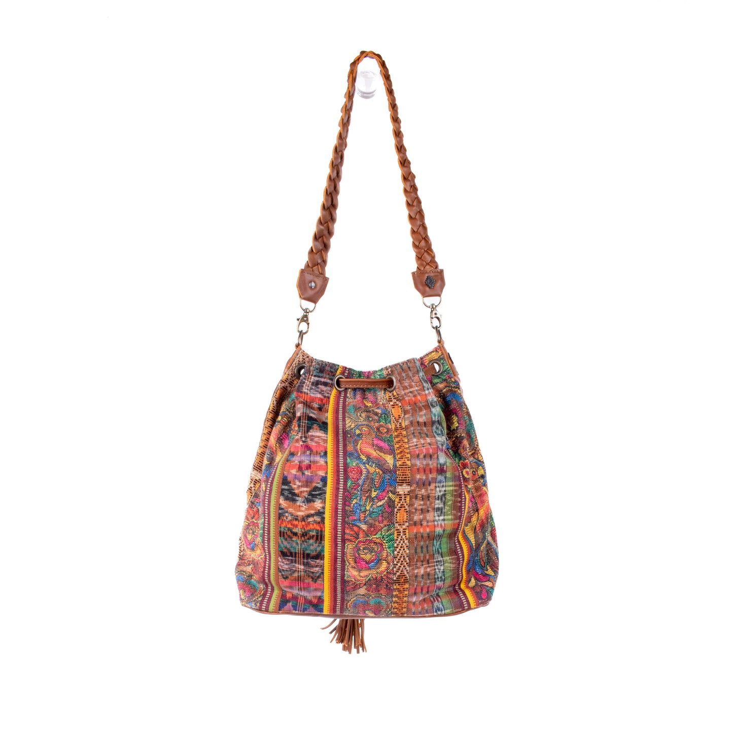 DRAWSTRING BUCKET BAG - CORTE - CAFE - NO. 18453