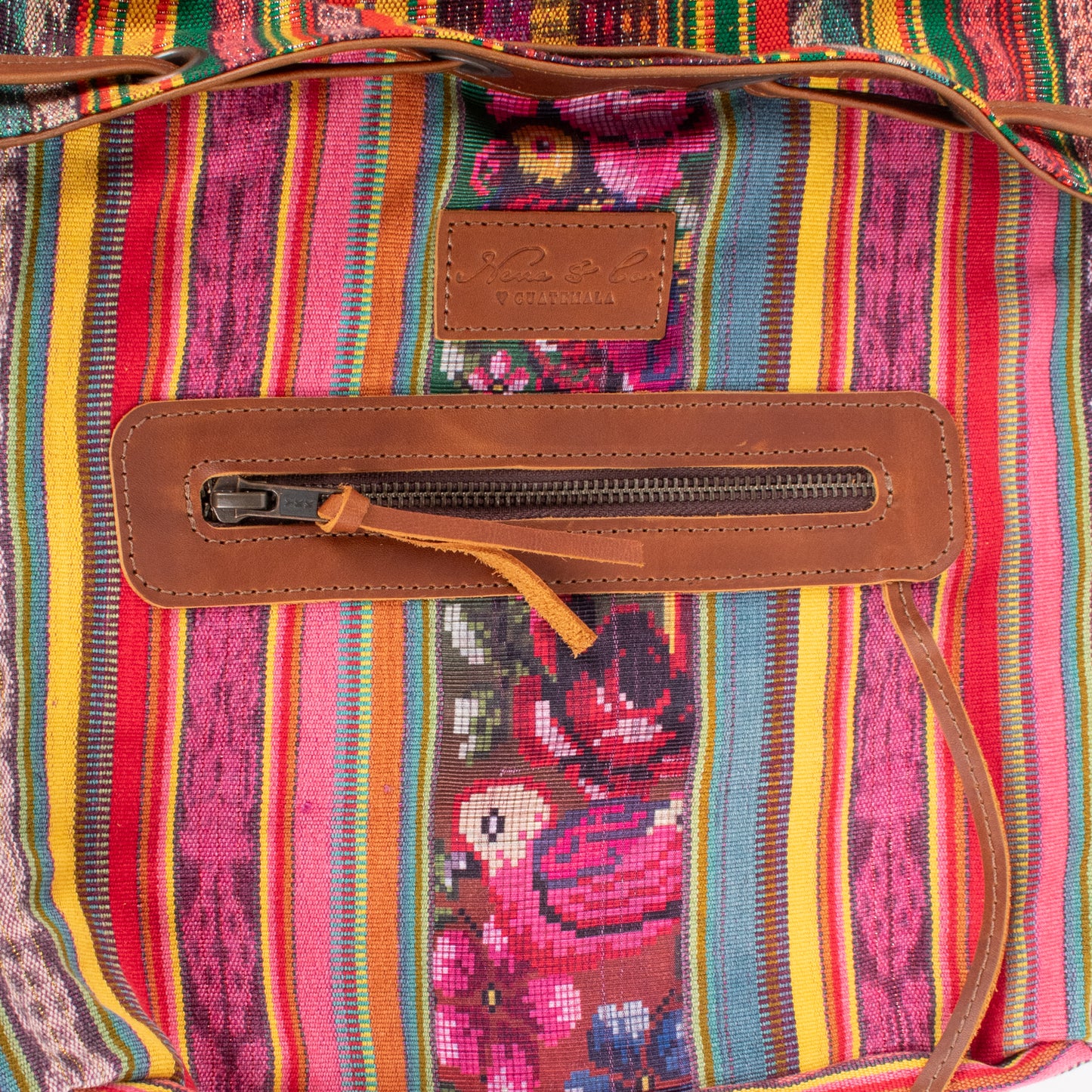 DRAWSTRING BUCKET BAG - CORTE - CAFE - NO. 18454