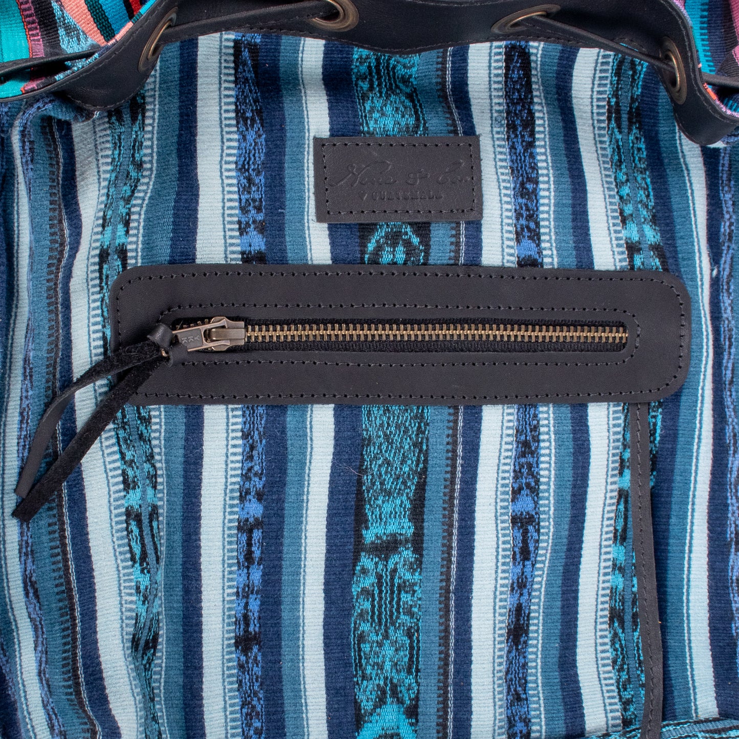 DRAWSTRING BUCKET BAG - CORTE - BLACK - NO. 18455