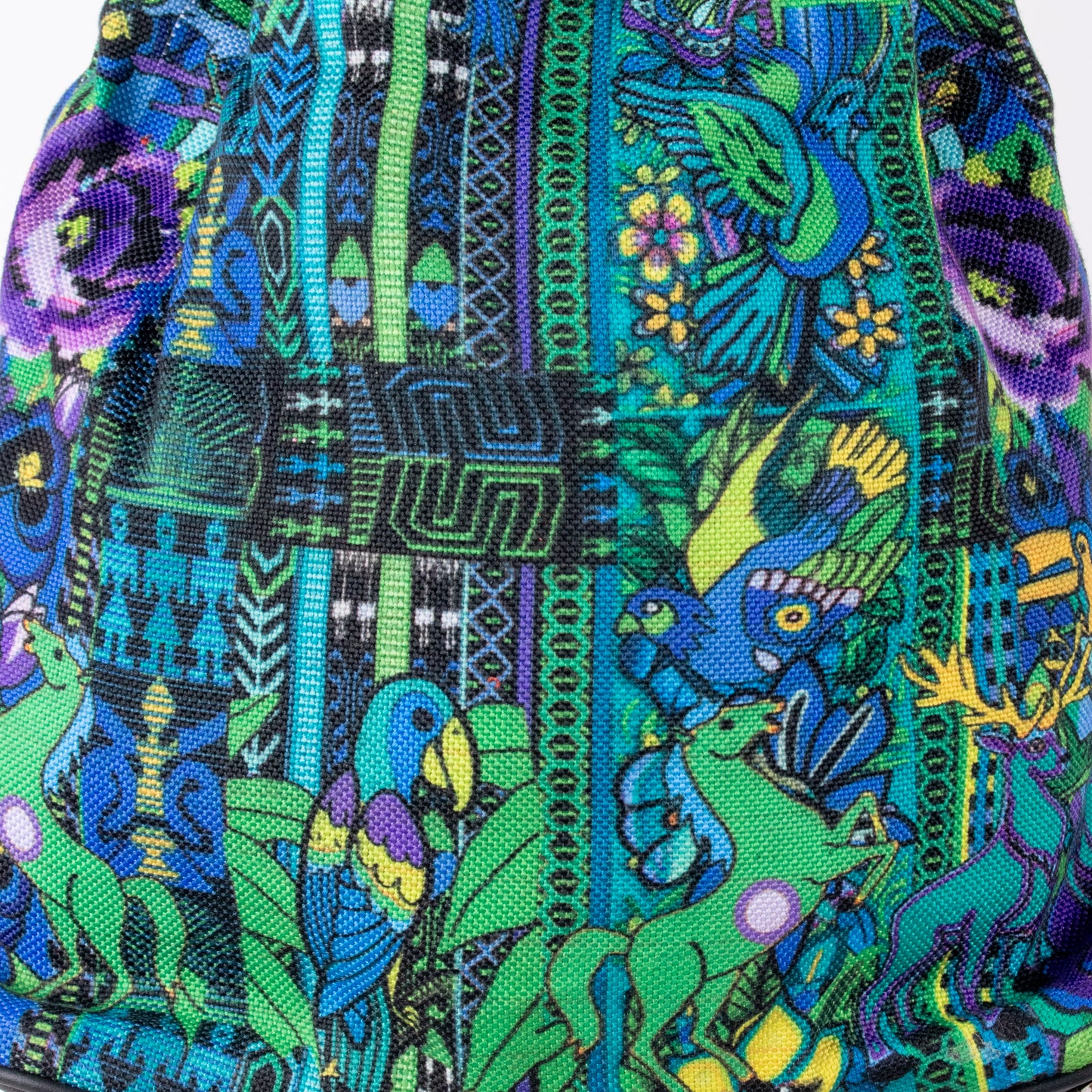 DRAWSTRING BUCKET BAG - CORTE - BLACK - NO. 18459