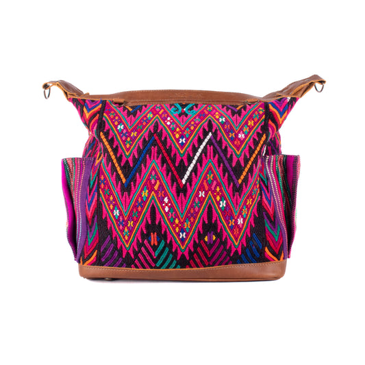 BEATRIZ MCDB + DIAMANTE STRAP - OOAK HUIPIL - CAFE -  NO. 18461