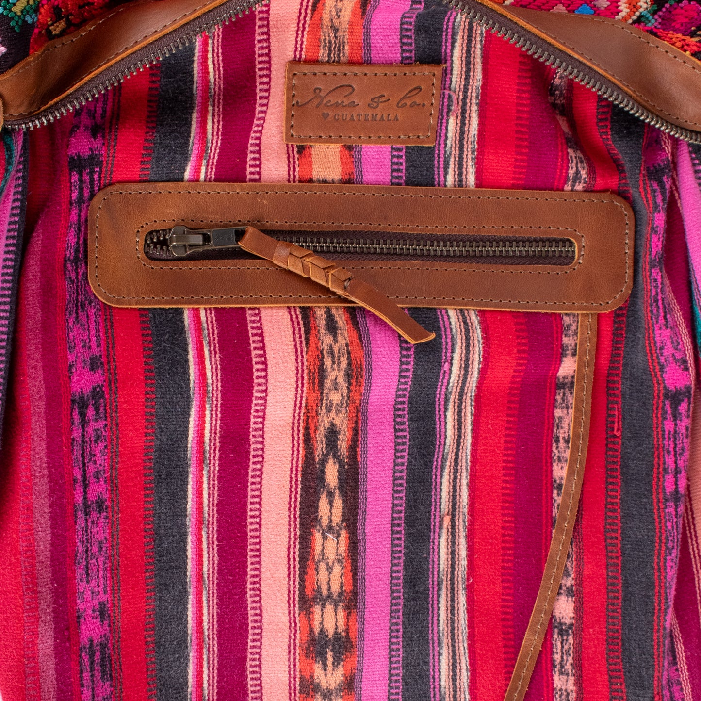 BEATRIZ MCDB + DIAMANTE STRAP - OOAK HUIPIL - CAFE -  NO. 18464