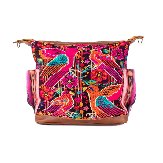 BEATRIZ MCDB + DIAMANTE STRAP - OOAK HUIPIL - CAFE - NO. 18464