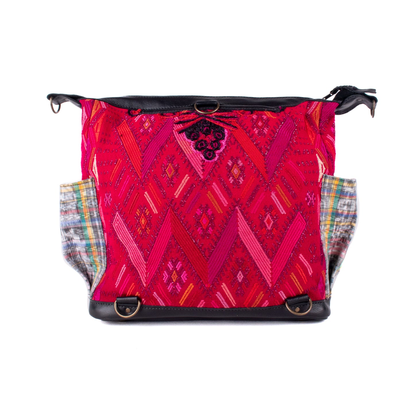 BEATRIZ MCDB + DIAMANTE STRAP - OOAK HUIPIL - BLACK -  NO.18465