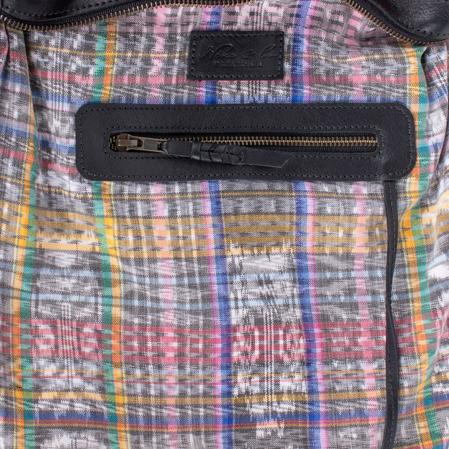 BEATRIZ MCDB + DIAMANTE STRAP - OOAK HUIPIL - BLACK -  NO.18465