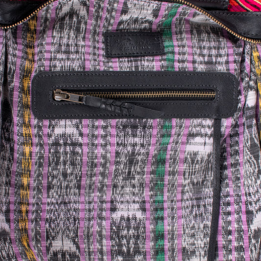 BEATRIZ MCDB + DIAMANTE STRAP - OOAK HUIPIL - BLACK - NO.18469