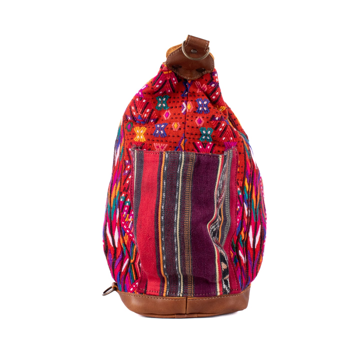 BEATRIZ CDB + DIAMANTE STRAP - OOAK HUIPIL - CAFE - NO. 18470