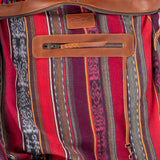 BEATRIZ CDB + DIAMANTE STRAP - OOAK HUIPIL - CAFE - NO. 18470