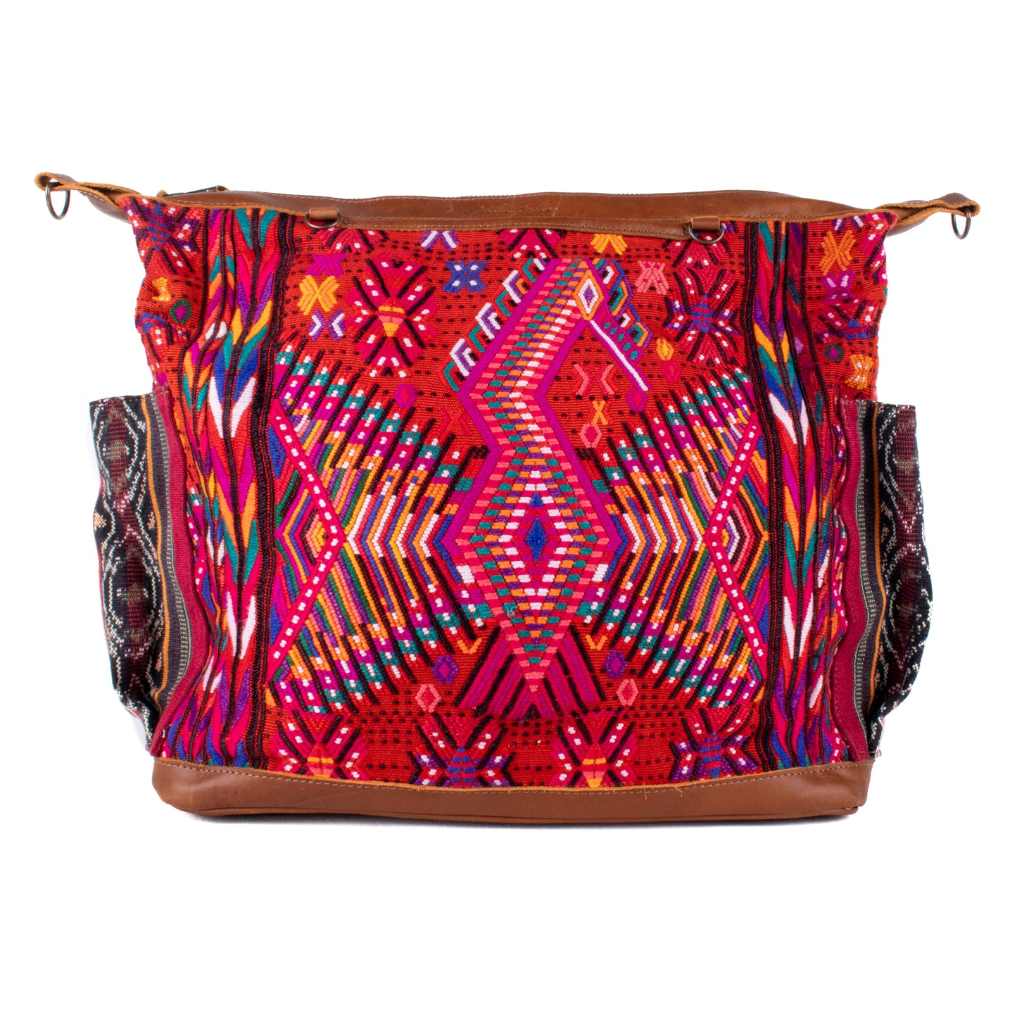 BEATRIZ CDB + DIAMANTE STRAP - OOAK HUIPIL - CAFE - NO. 18470