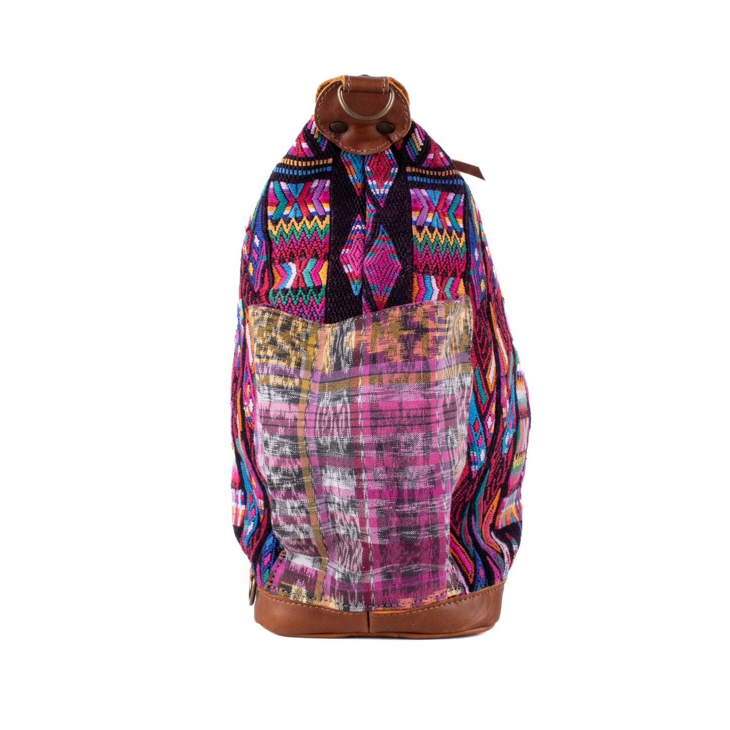 BEATRIZ CDB + DIAMANTE STRAP - OOAK HUIPIL - CAFE - NO. 18471