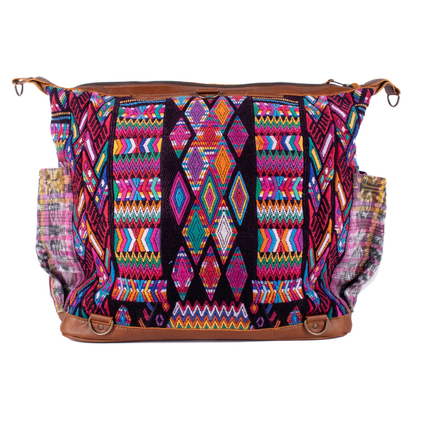 BEATRIZ CDB + DIAMANTE STRAP - OOAK HUIPIL - CAFE - NO. 18471