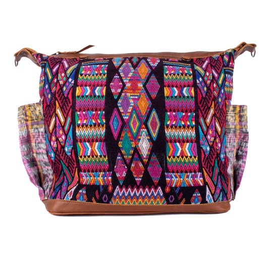 BEATRIZ CDB + DIAMANTE STRAP - OOAK HUIPIL - CAFE - NO. 18471