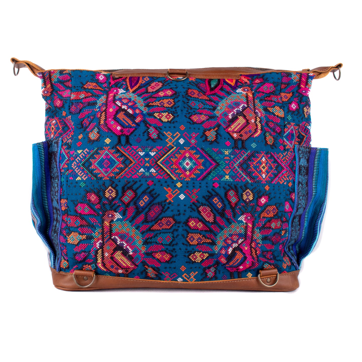 BEATRIZ CDB + DIAMANTE STRAP - OOAK HUIPIL - CAFE - NO. 18472