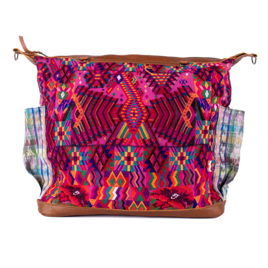 BEATRIZ CDB + DIAMANTE STRAP - OOAK HUIPIL - CAFE - NO. 18474