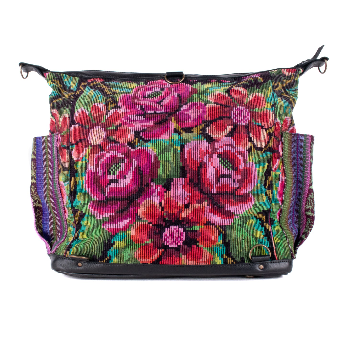 BEATRIZ CDB + DIAMANTE STRAP - OOAK HUIPIL - BLACK - NO. 18475