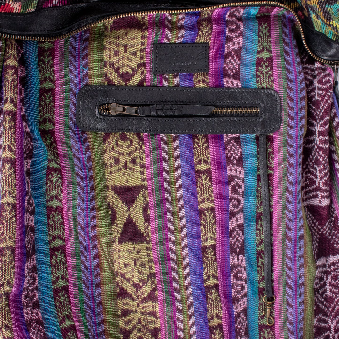 BEATRIZ CDB + DIAMANTE STRAP - OOAK HUIPIL - BLACK - NO. 18475