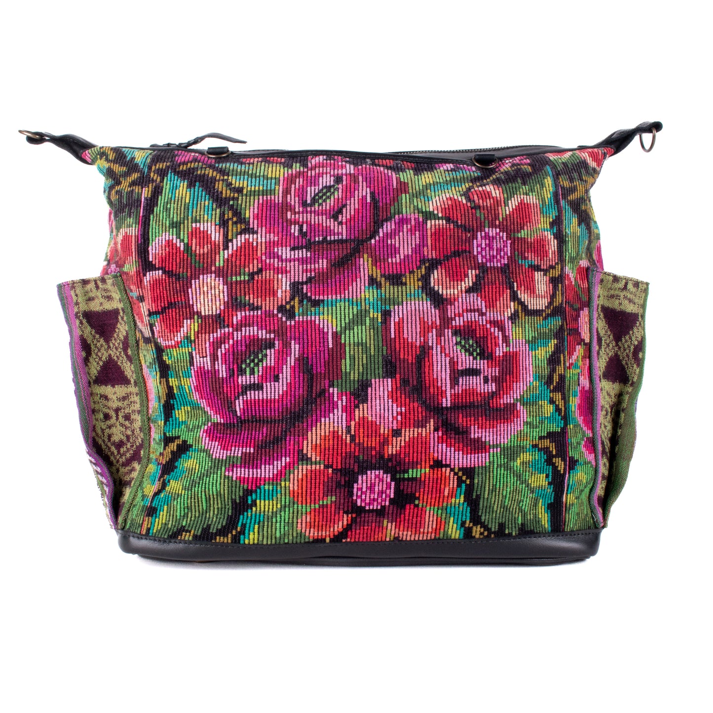 BEATRIZ CDB + DIAMANTE STRAP - OOAK HUIPIL - BLACK - NO. 18475