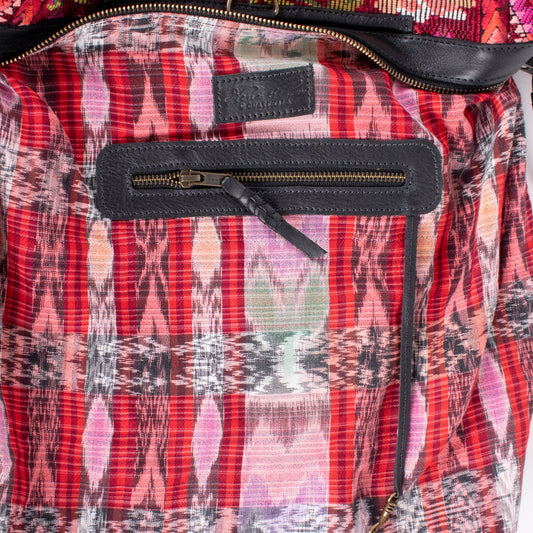 BEATRIZ CDB + DIAMANTE STRAP - OOAK HUIPIL - BLACK - NO. 18476