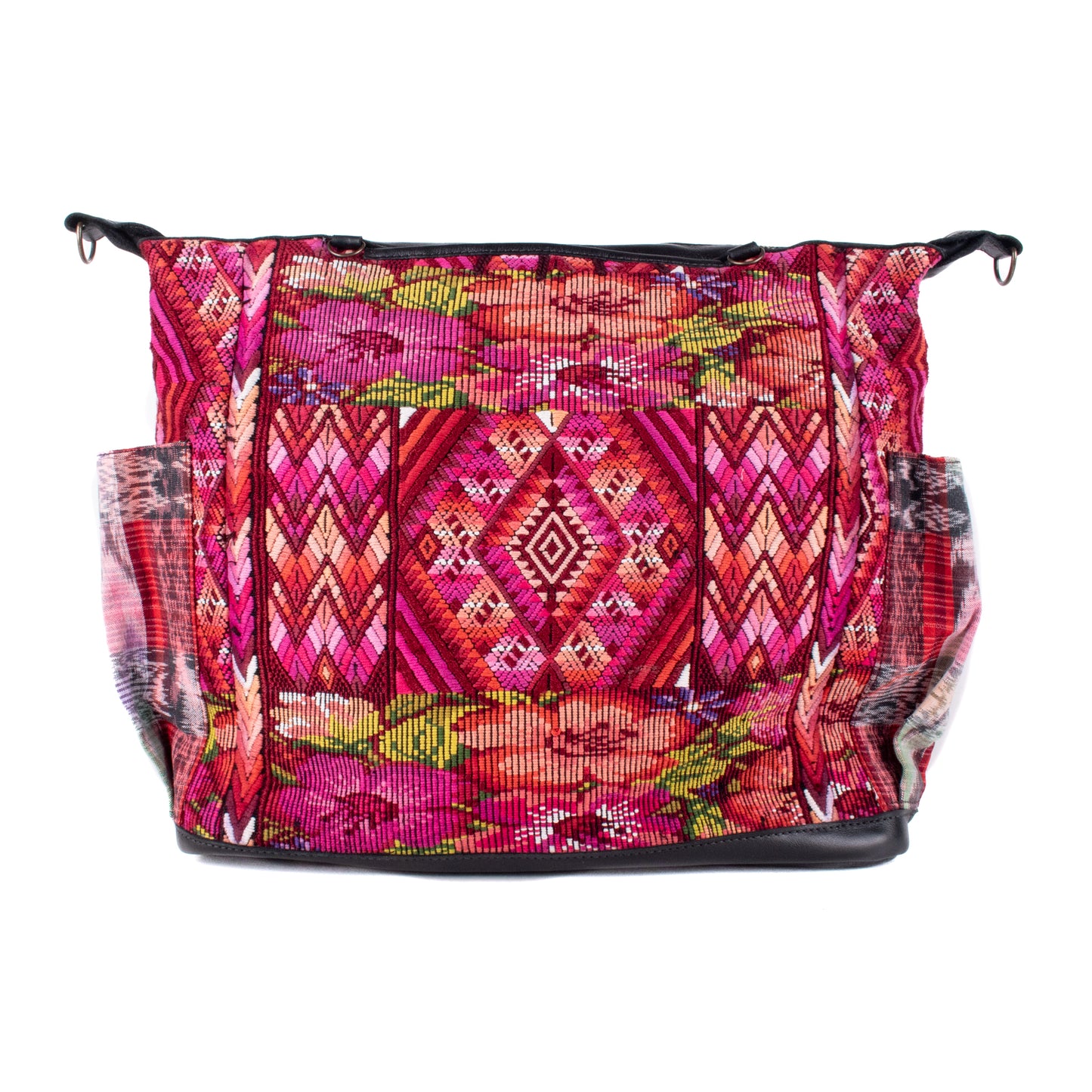 BEATRIZ CDB + DIAMANTE STRAP - OOAK HUIPIL - BLACK - NO. 18476