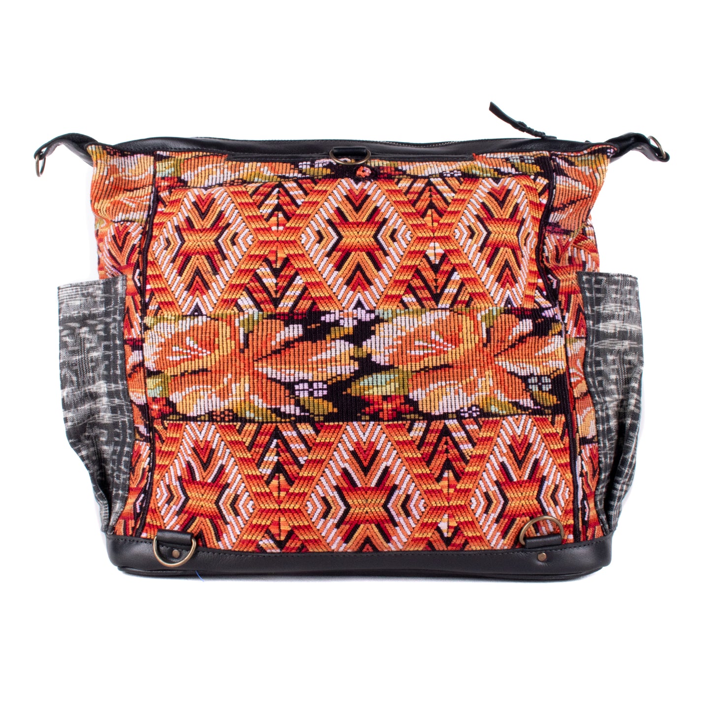 BEATRIZ CDB + DIAMANTE STRAP - OOAK HUIPIL - BLACK - NO. 18478