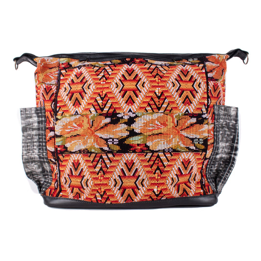 BEATRIZ CDB + DIAMANTE STRAP - OOAK HUIPIL - BLACK - NO. 18478