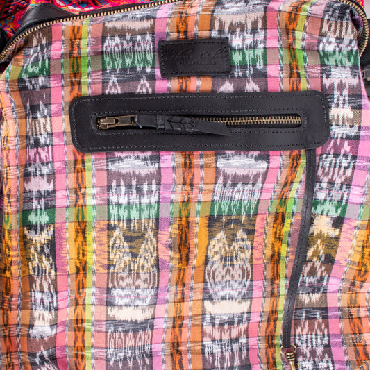 BEATRIZ CDB + DIAMANTE STRAP - OOAK HUIPIL - BLACK - NO. 18479