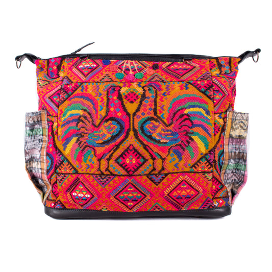 BEATRIZ CDB + DIAMANTE STRAP - OOAK HUIPIL - BLACK - NO. 18479