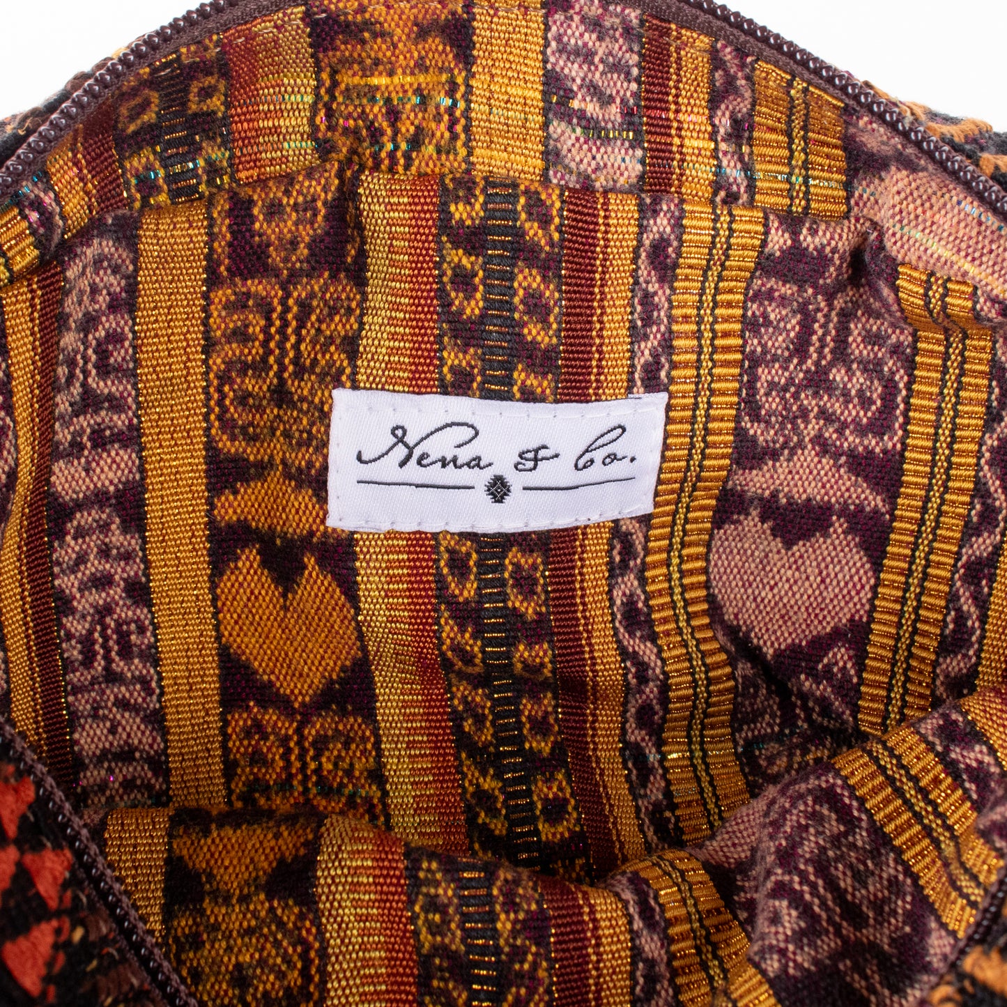 WANDER BAG - OOAK HUIPIL - CAFE - NO. 18514