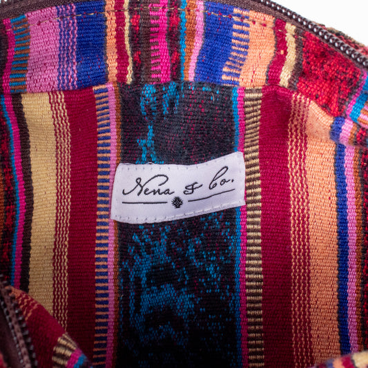 WANDER CROSSBODY SET - OOAK HUIPIL - HONEY - NO. 18555