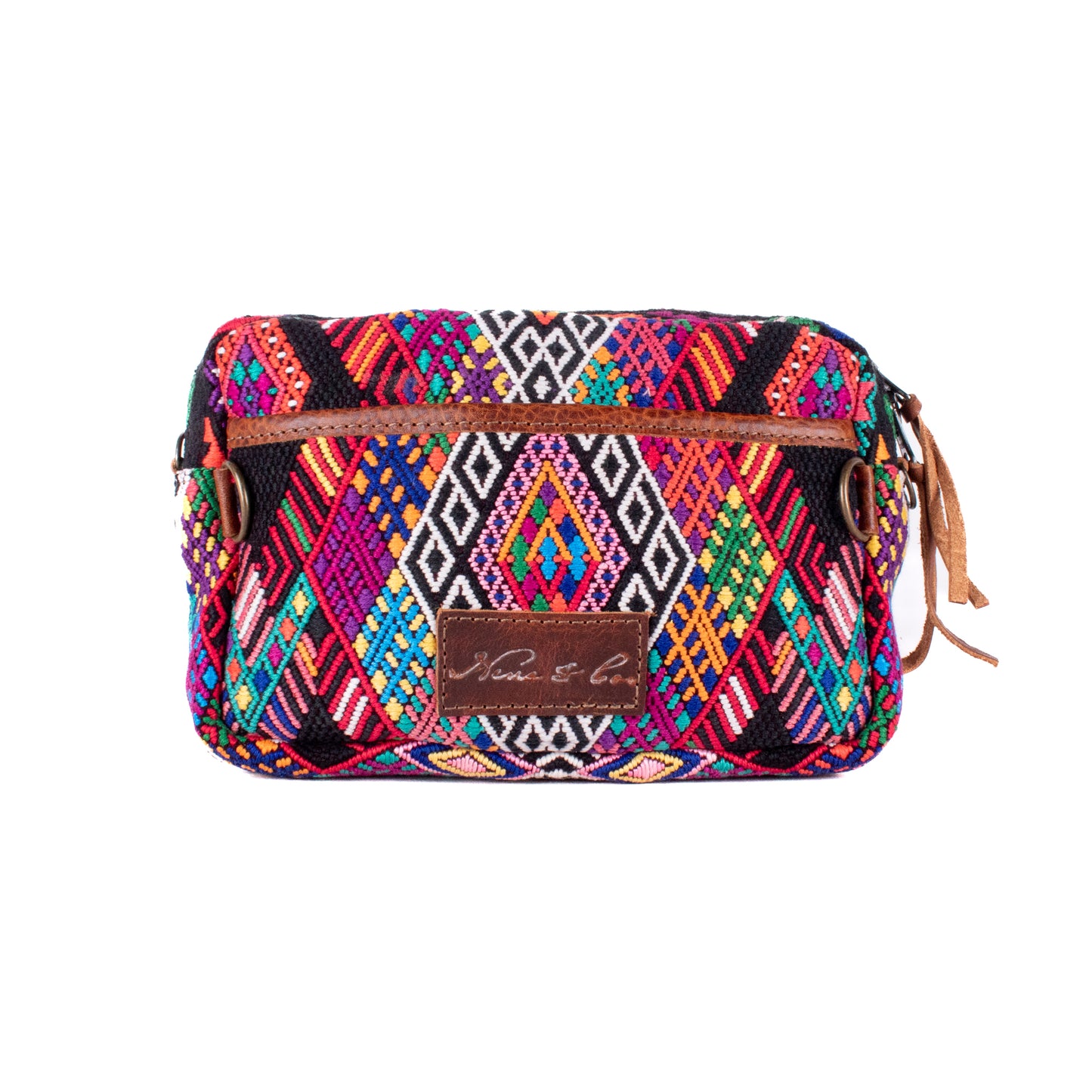 WANDER CROSSBODY SET - OOAK HUIPIL - HONEY - NO. 18557