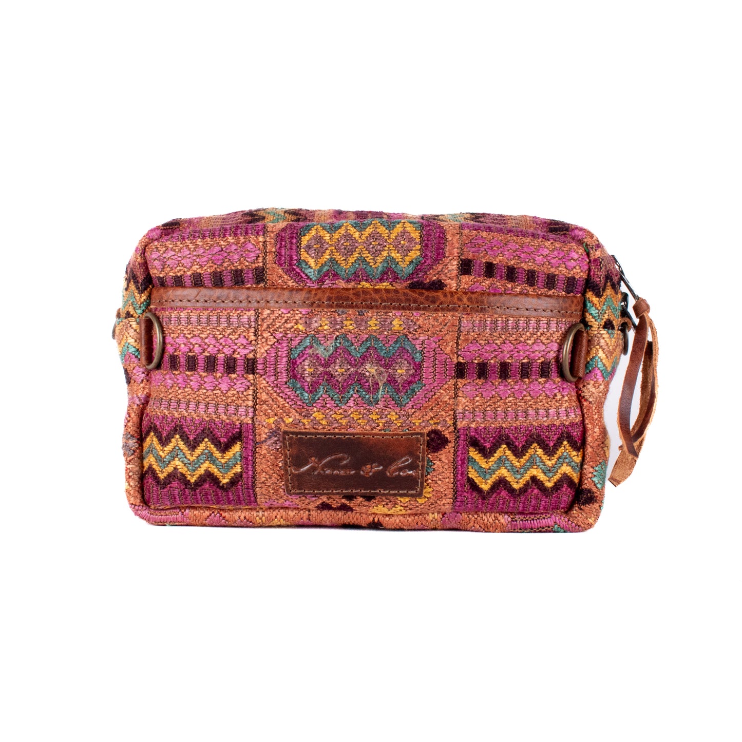 WANDER CROSSBODY SET - OOAK HUIPIL - HONEY - NO. 18558