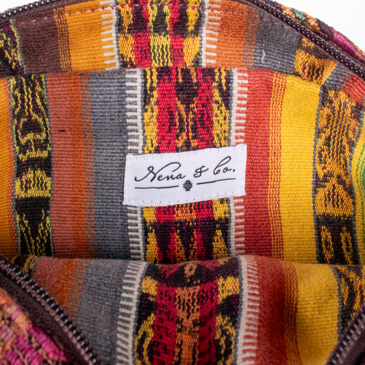 WANDER CROSSBODY SET - OOAK HUIPIL - HONEY - NO. 18558