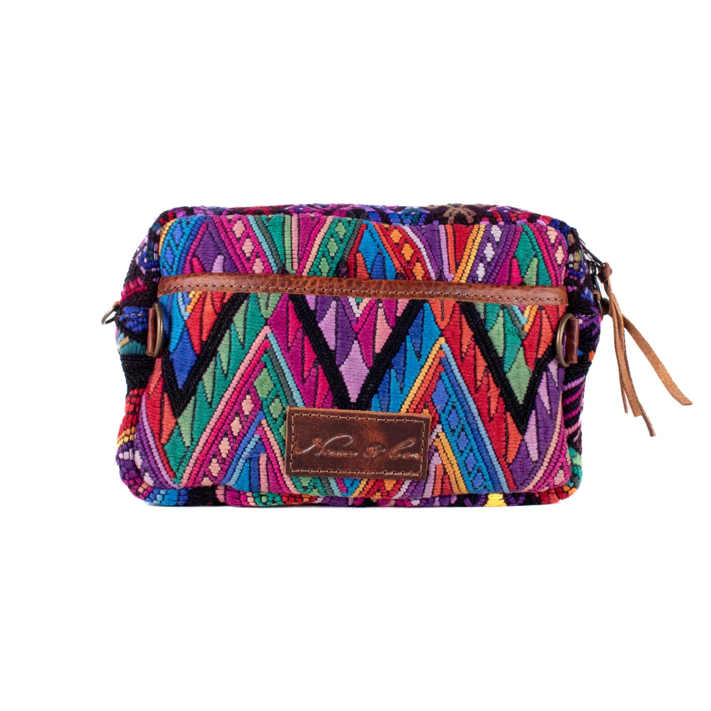 WANDER CROSSBODY SET - OOAK HUIPIL - HONEY - NO. 18559