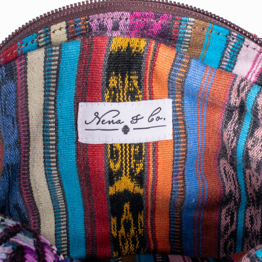 WANDER CROSSBODY SET - OOAK HUIPIL - HONEY - NO. 18559