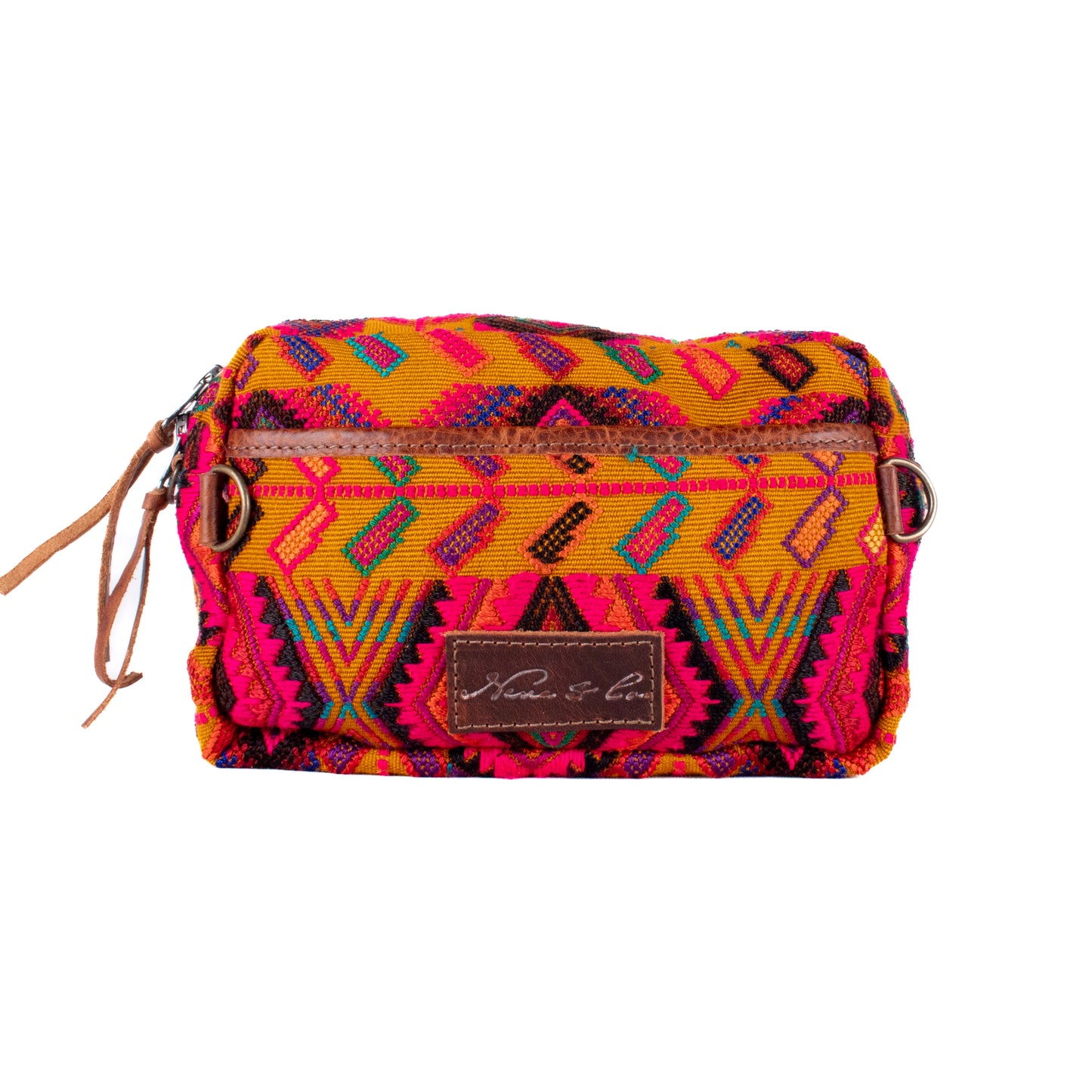 WANDER CROSSBODY SET - OOAK HUIPIL - HONEY - NO. 18560