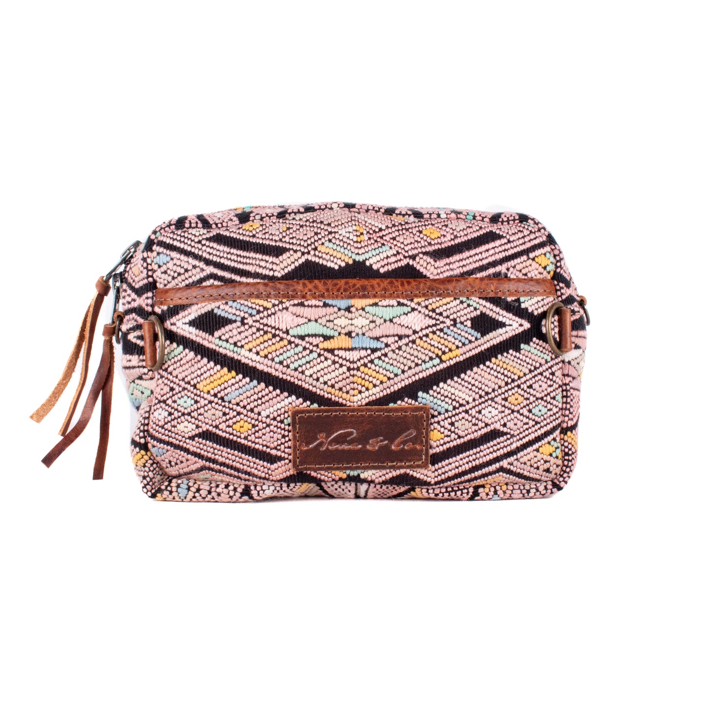 WANDER CROSSBODY SET - OOAK HUIPIL - HONEY - NO. 18562