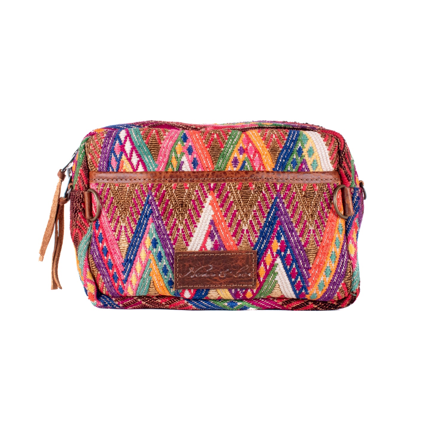 WANDER CROSSBODY SET - OOAK HUIPIL - HONEY - NO. 18563