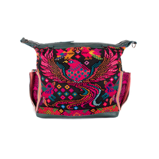 BEATRIZ MCDB + DIAMANTE STRAP - OOAK HUIPIL - EVERGLADE -  NO. 18565