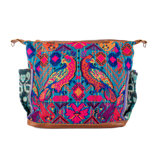 BEATRIZ CDB + DIAMANTE STRAP - OOAK HUIPIL - CAFE - NO. 18575