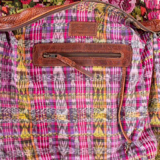 BEATRIZ CDB + DIAMANTE STRAP - OOAK HUIPIL - HONEY - NO. 18578