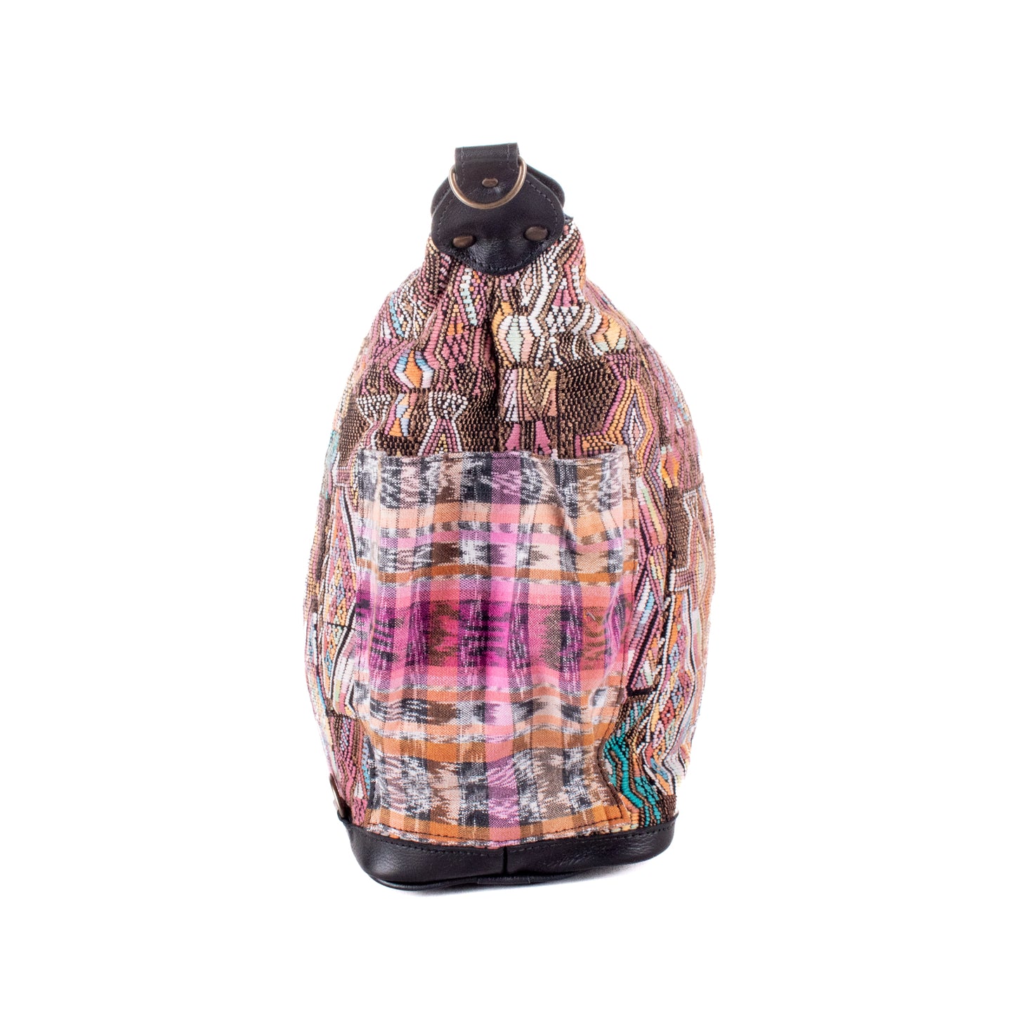 BEATRIZ CDB + DIAMANTE STRAP - OOAK HUIPIL - BLACK - NO. 18580