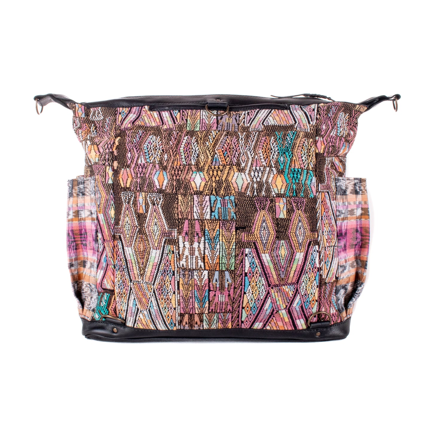 BEATRIZ CDB + DIAMANTE STRAP - OOAK HUIPIL - BLACK - NO. 18580