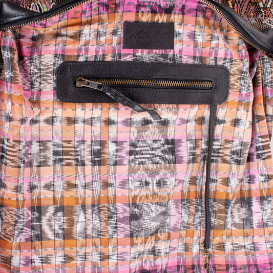 BEATRIZ CDB + DIAMANTE STRAP - OOAK HUIPIL - BLACK - NO. 18580