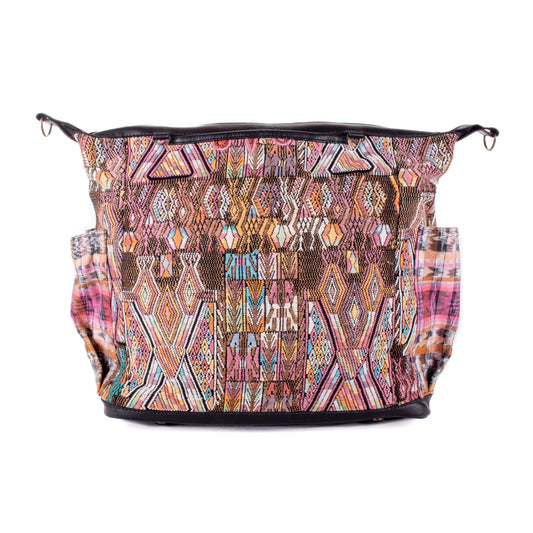 BEATRIZ CDB + DIAMANTE STRAP - OOAK HUIPIL - BLACK - NO. 18580