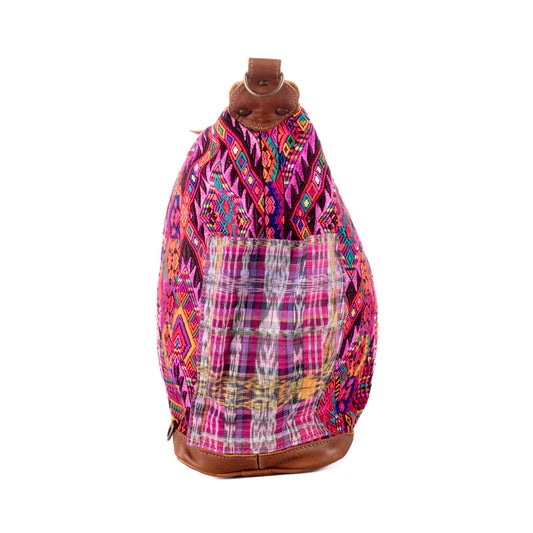 BEATRIZ CDB + DIAMANTE STRAP - OOAK HUIPIL - CAFE - NO. 18582